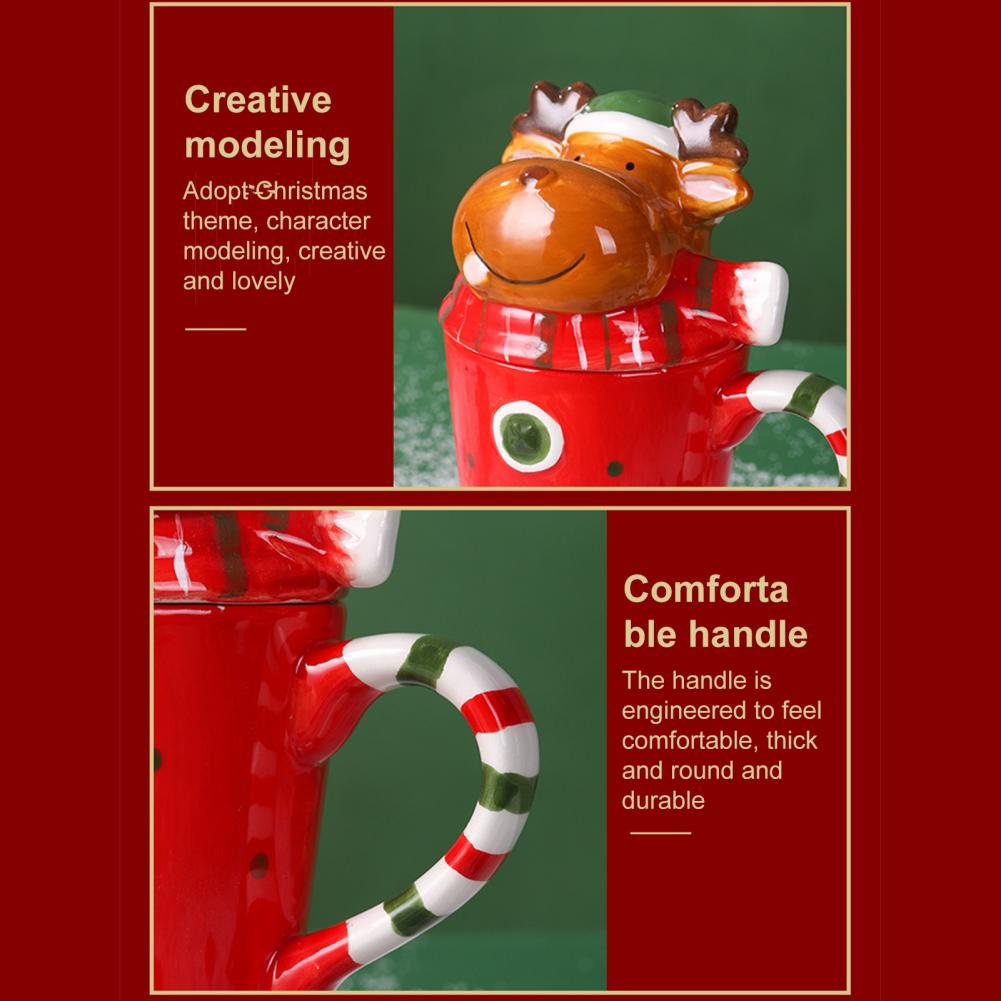 Coffee Equipment Eu - Christmas Tree Ceramic Mug Capacity Christmas
