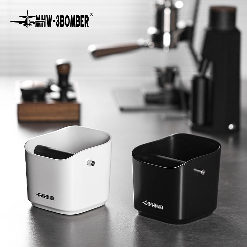 Coffee Knock Box - MHW-3BOMBER 1.2L Square Coffee Knock Box