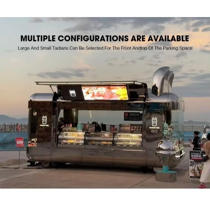 Outdoor Coffee Equipment - Food Kiosk Fully Loaded New Mobile