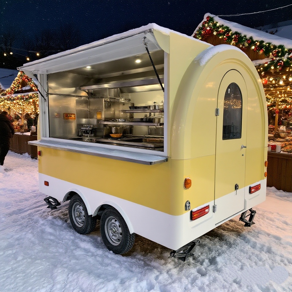 Outdoor Coffee Equipment - Outdoor Mobile Food Trailers Fully Equipped