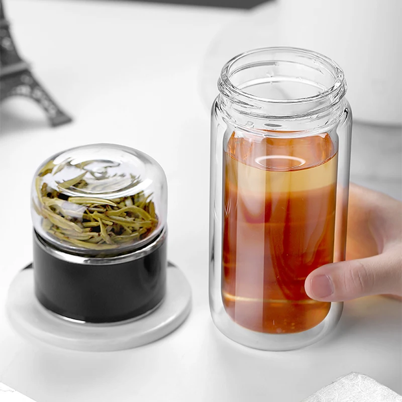 Coffee Equipment Eu - D5 Borosilicate Glass Double Layer Tea