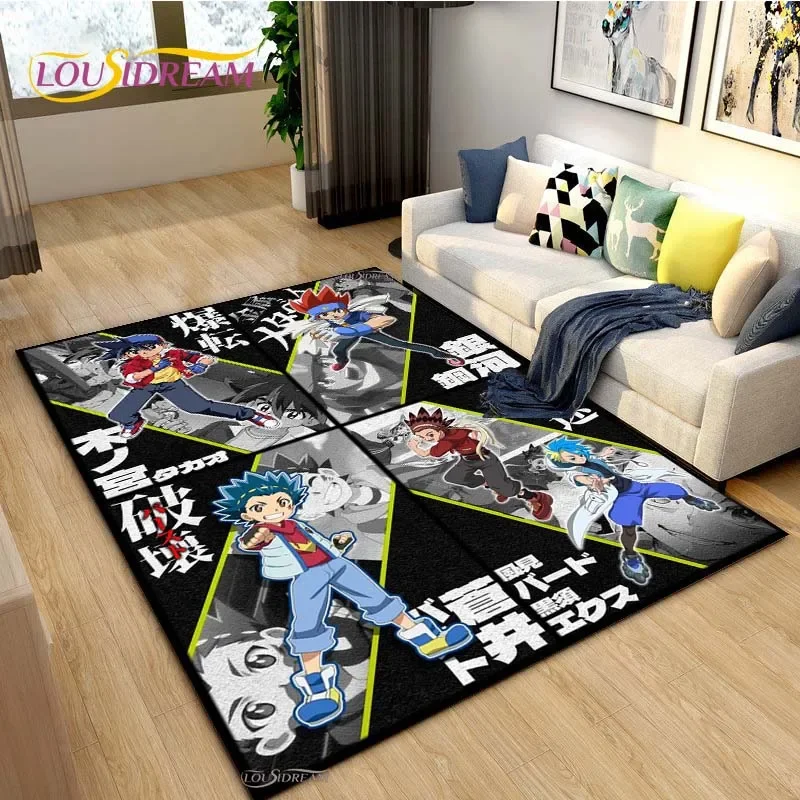 Outdoor Coffee Equipment - Beyblade Cartoon Anime Carpet for Living