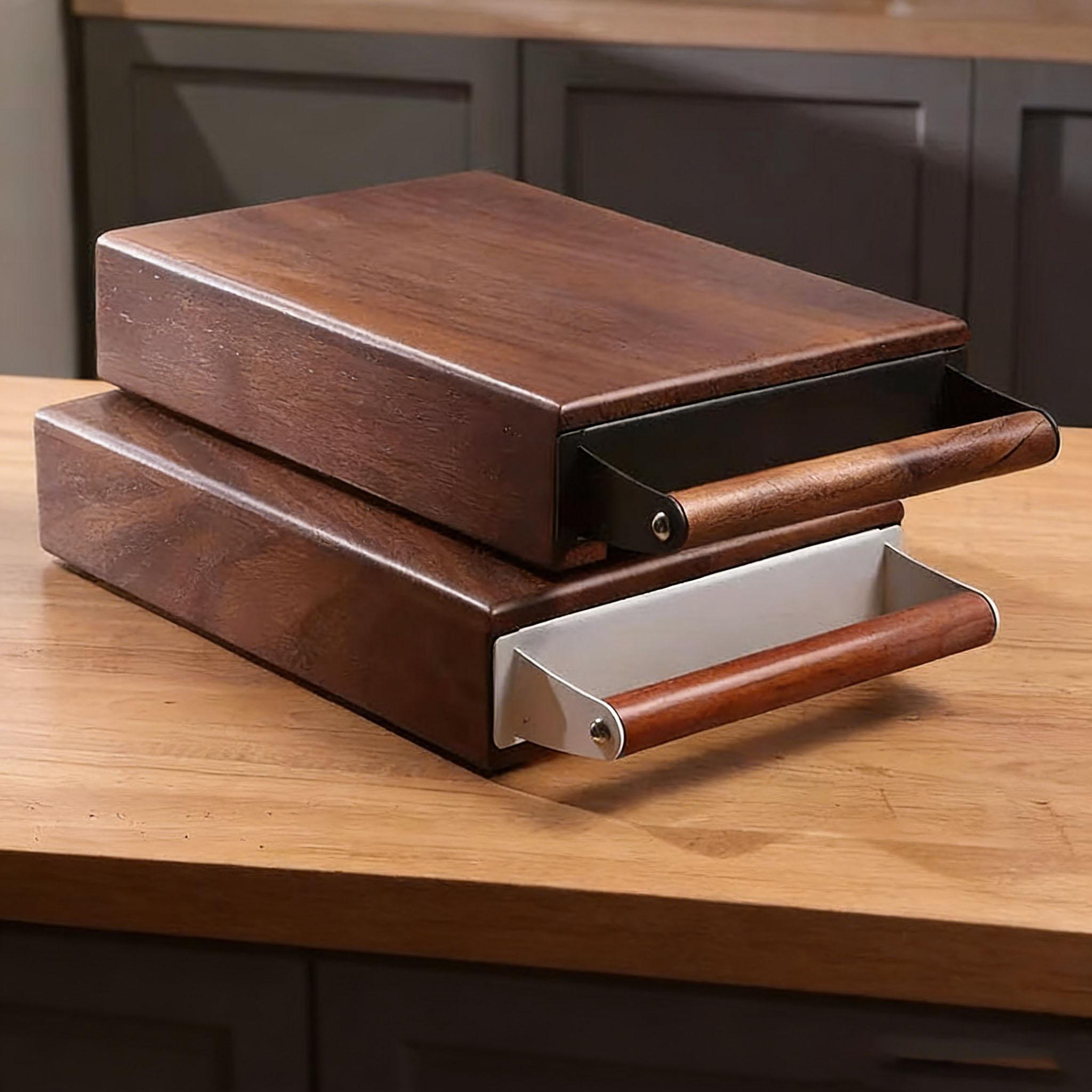 Coffee Knock Box - Walnut Coffee Knock Box Espresso Knocker