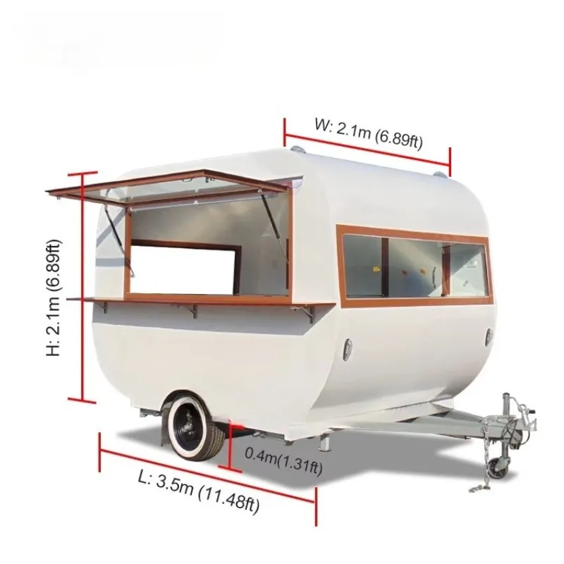 Street Mobile Fast Food Cart T - огляд і ціна Coffee Equipment Canada