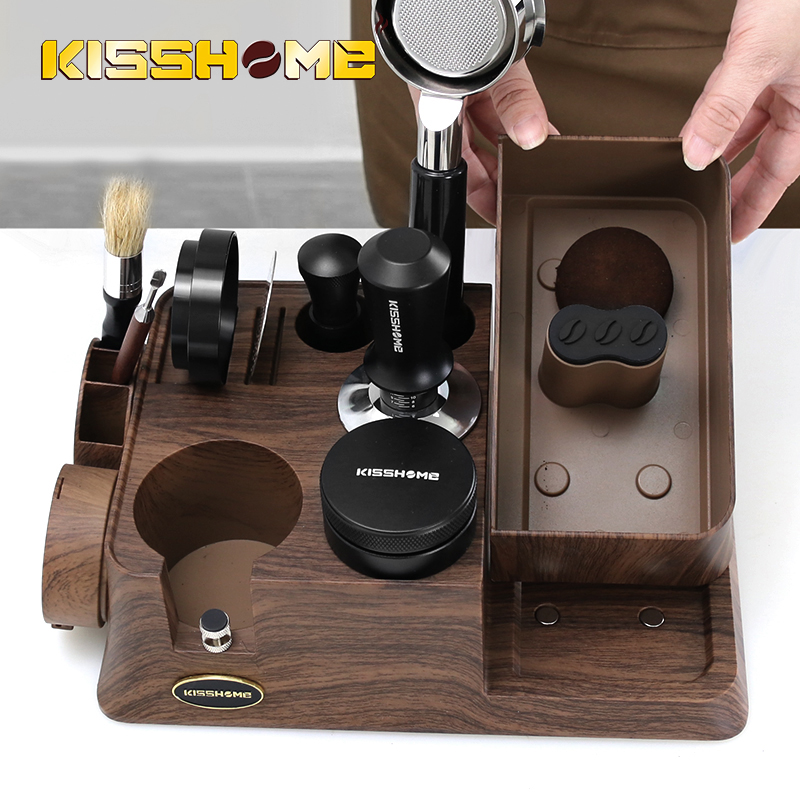 KISSHOME Espresso Tamper Stati - огляд і ціна Coffee Knock Box