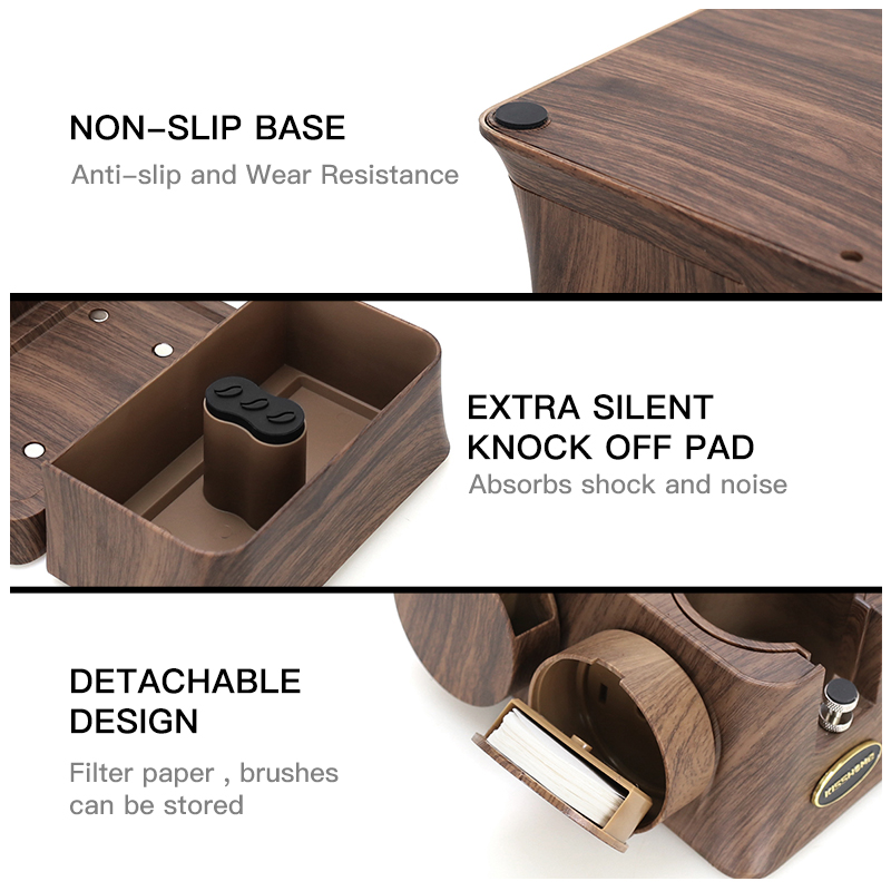 KISSHOME Espresso Tamper Stati - огляд і ціна Coffee Knock Box