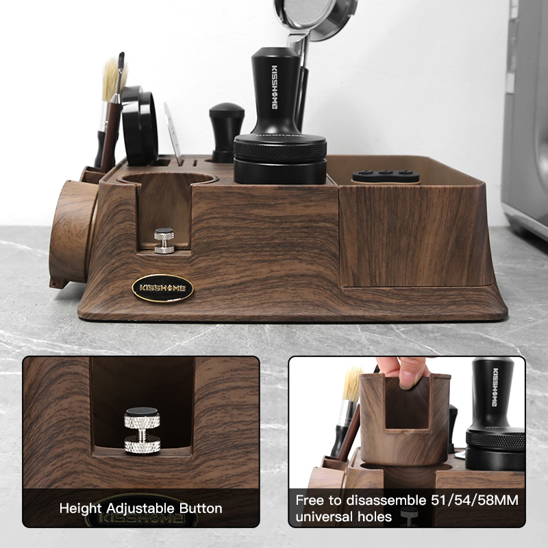 KISSHOME Espresso Tamper Stati - огляд і ціна Coffee Knock Box