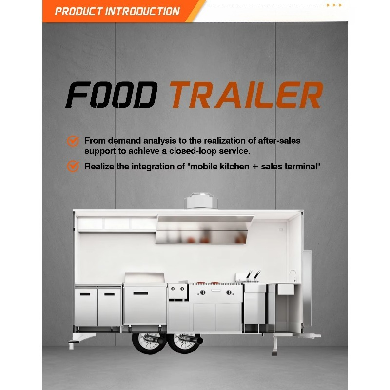 Square-shaped Restaurant Equip - огляд і ціна Mobile Coffee Van Equipment