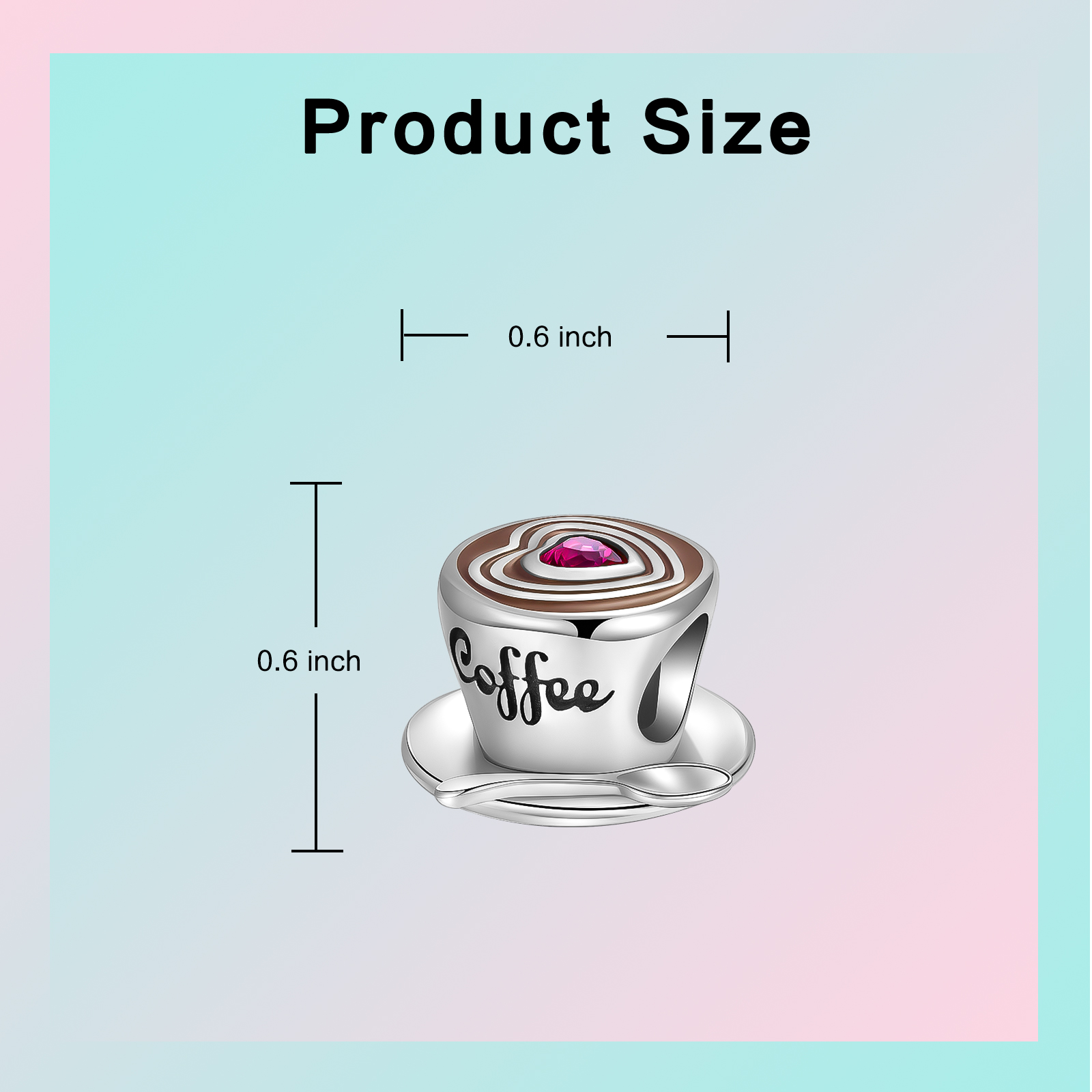 925 Sterling Silver Pendant Wi - огляд і ціна Espresso Shot Glass