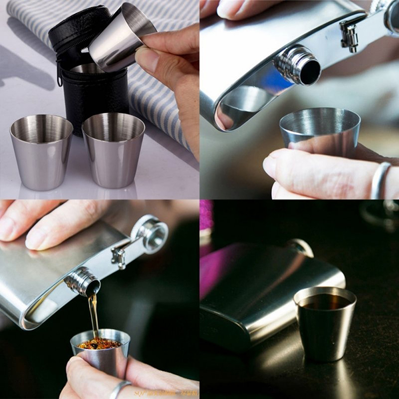 4/6Pcs Stainless Steel Cups Mi - огляд і ціна Espresso Shot Glass