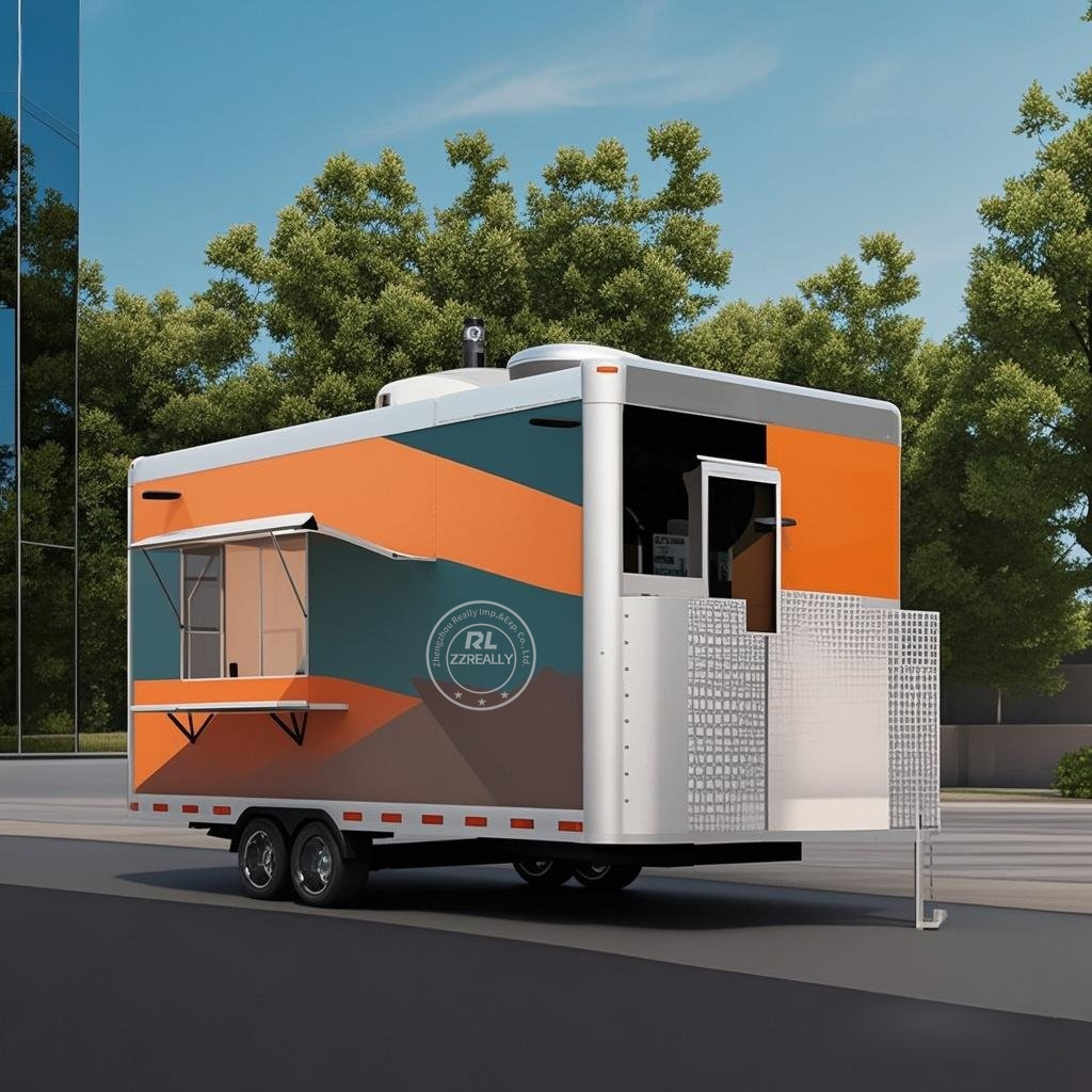 Snack Fast Food Truck Mobile K - огляд і ціна Mobile Coffee Van Equipment