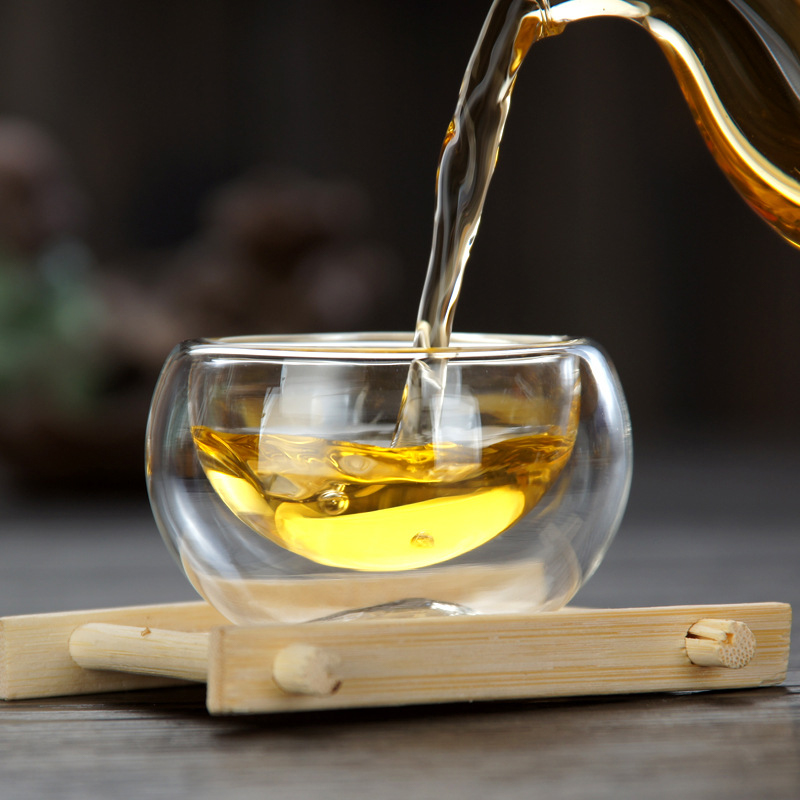 50ml Double Wall Glass Cup Tra - огляд і ціна Espresso Shot Glass