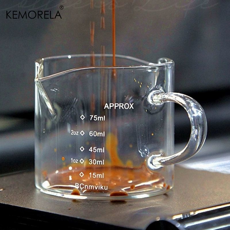 75/150ML Glass Measuring Cup W - огляд і ціна Espresso Shot Glass