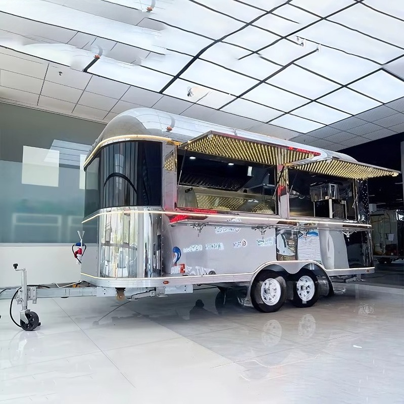 Custom Food Truck Trailer Full - огляд і ціна Mobile Coffee Van Equipment