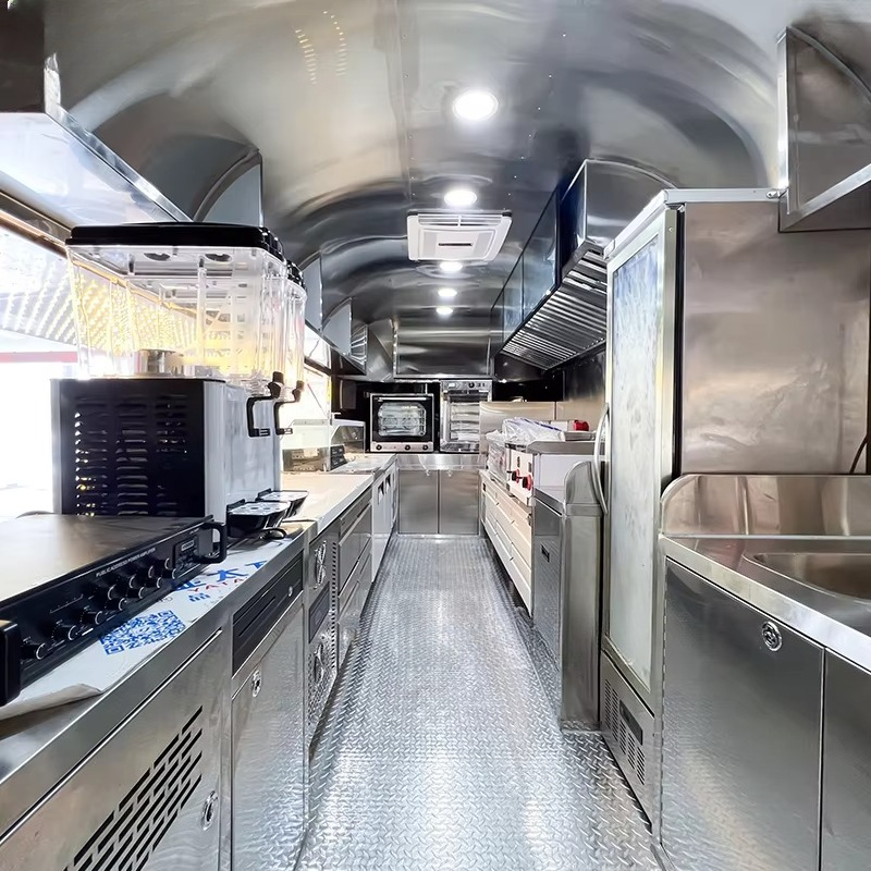 Custom Food Truck Trailer Full - огляд і ціна Mobile Coffee Van Equipment
