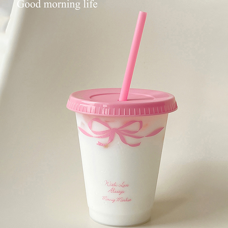 Kawaii Water Cup With Lid Stra - огляд і ціна Coffee Equipment Eu