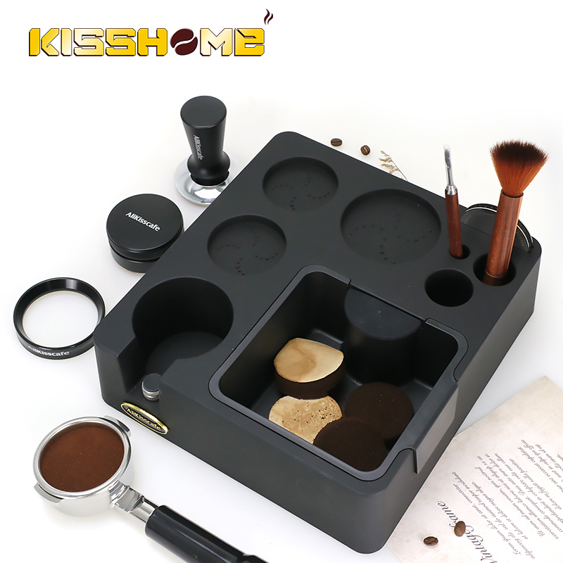 Espresso Tamping Station With  - огляд і ціна Coffee Knock Box