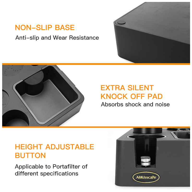 Espresso Tamping Station With  - огляд і ціна Coffee Knock Box