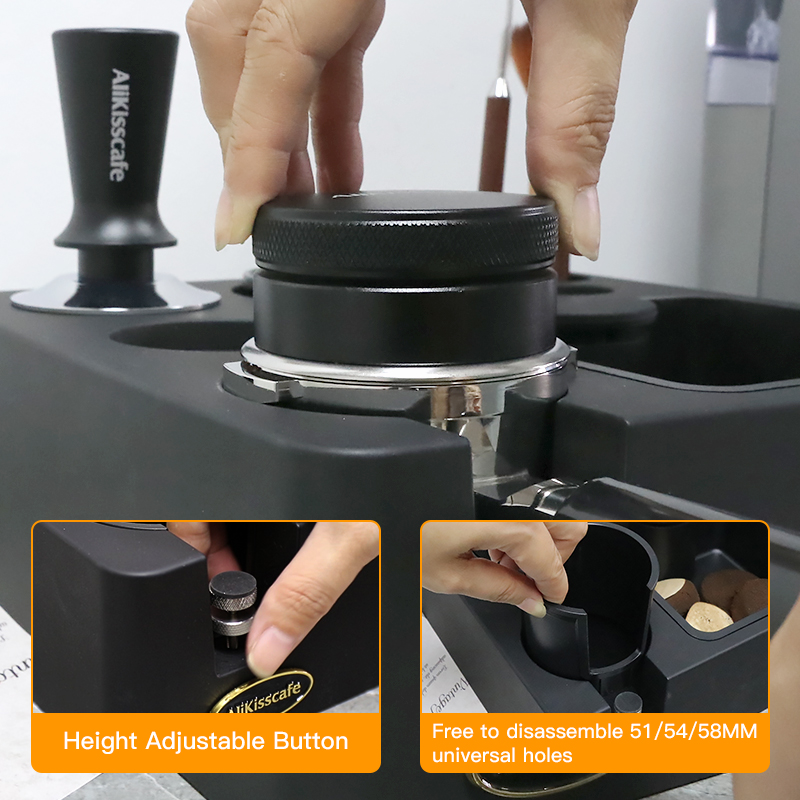 Espresso Tamping Station With  - огляд і ціна Coffee Knock Box