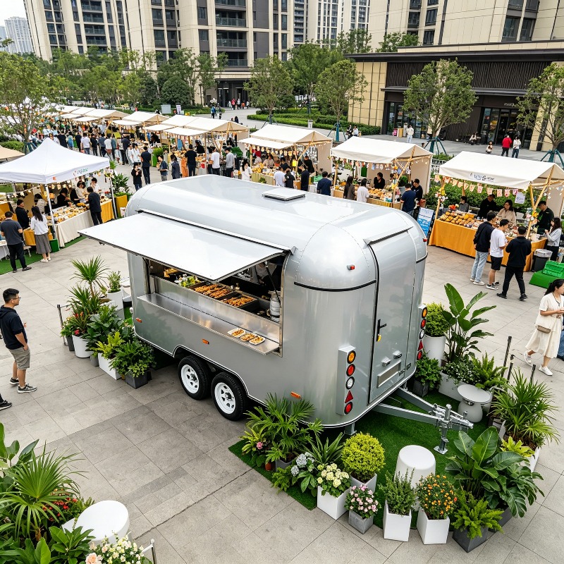 Customized Food Truck Mobile w - огляд і ціна Coffee Equipment