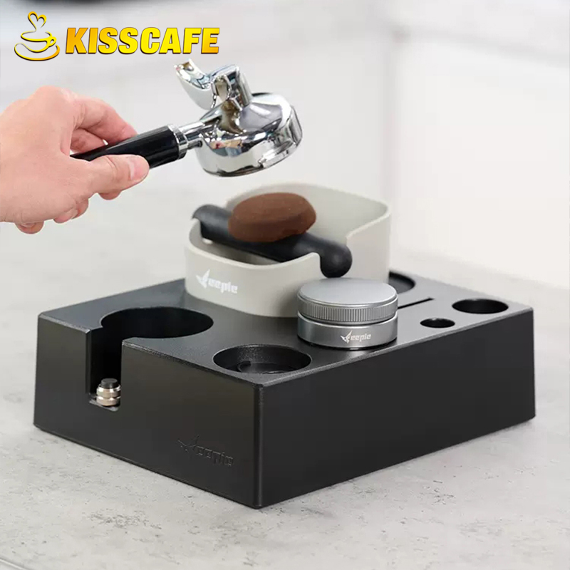 Coffee Tamper Station Mat Stan - огляд і ціна Coffee Knock Box