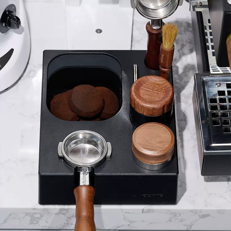 Coffee Tamper Station Mat Stan - огляд і ціна Coffee Knock Box