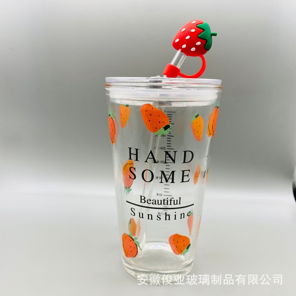 Cute Glass Cups With Straw Hea - огляд і ціна Espresso Shot Glass