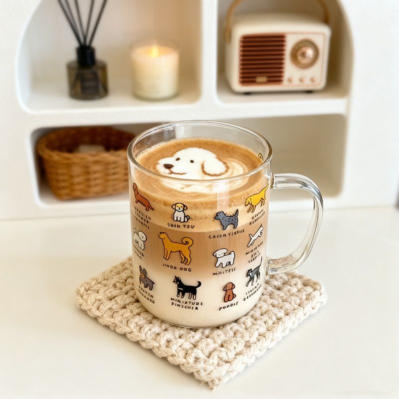 1PC Creative Pet Illustrated M - огляд і ціна Espresso Shot Glass