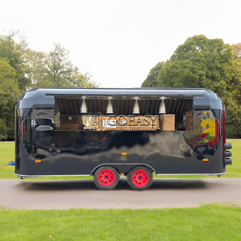 Coffee Food Truck Hot Dog Cart - огляд і ціна Mobile Coffee Van Equipment