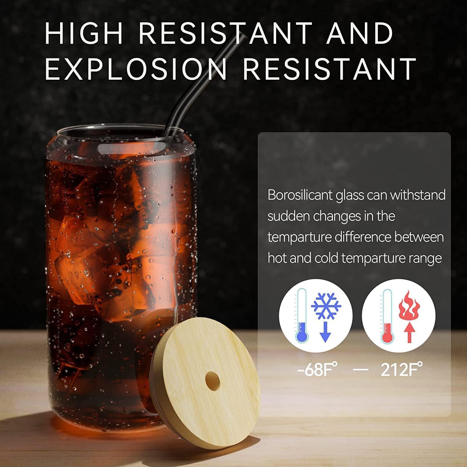 18.6oz 540ML Drinking Glasses  - огляд і ціна Espresso Shot Glass